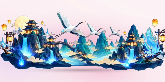 江山美景画